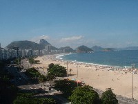 Rio rent Flat in Copacabana with view to the Sugar Loaf